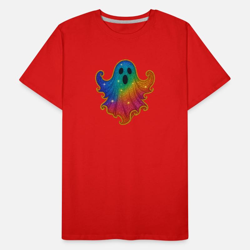 Regenbogen Geist Glitzer Männer Premium Bio T-Shirt
