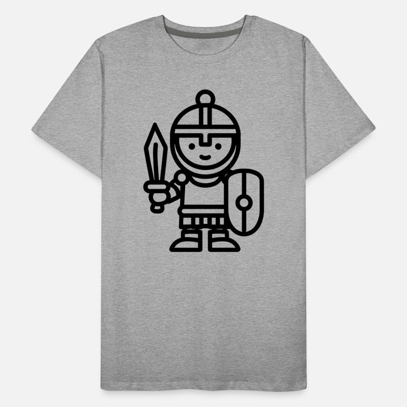 Krieger Männer Premium Bio T-Shirt