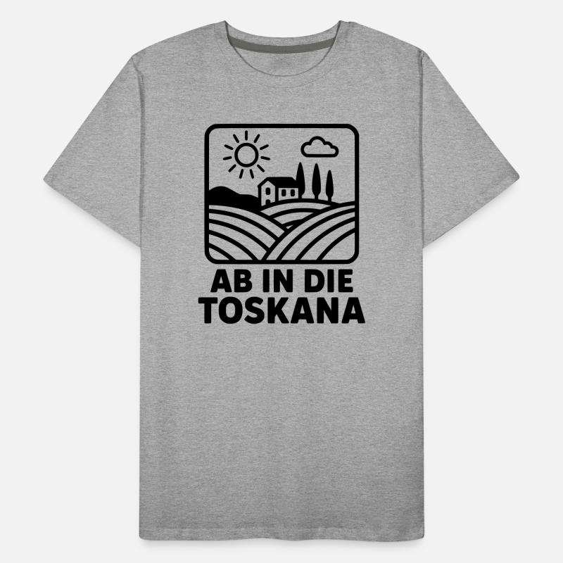 Toscane Vacances Loisirs T-shirt bio Premium Homme