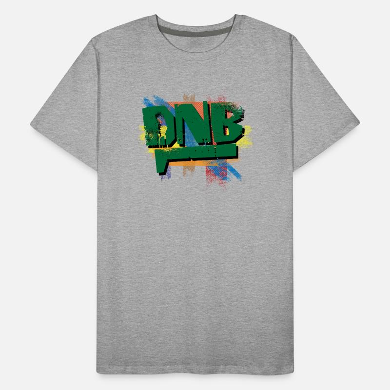 DNB-Graffiti-Ausbruch Männer Premium Bio T-Shirt