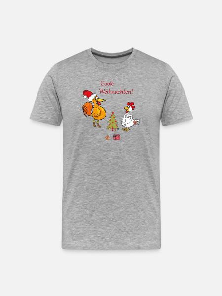 Cool Christmas - Men's Premium Organic T-Shirt - heather grey