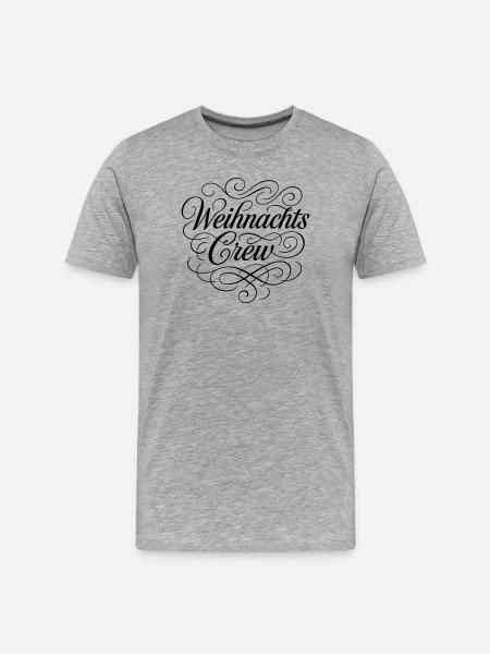 Christmas Team Christmas - Men's Premium Organic T-Shirt - heather grey