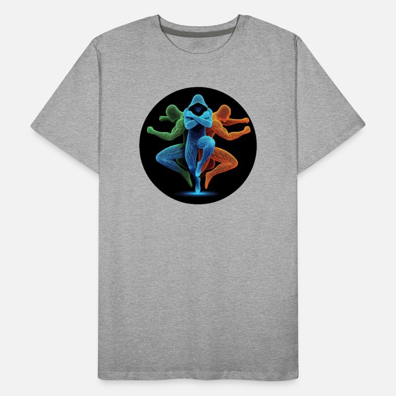 Trinité colorée T-shirt bio Premium Homme