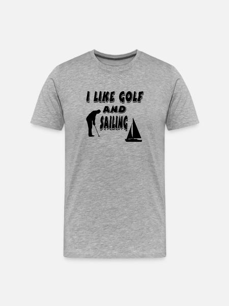 golfe - T-shirt bio Premium Homme - gris chiné