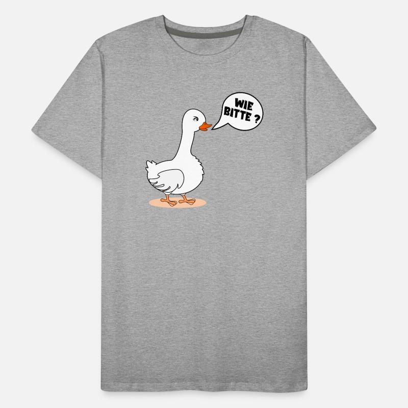 SELF-CONFIDENCE GOOSE AS PLEASE Men's Premium Organic T-Shirt