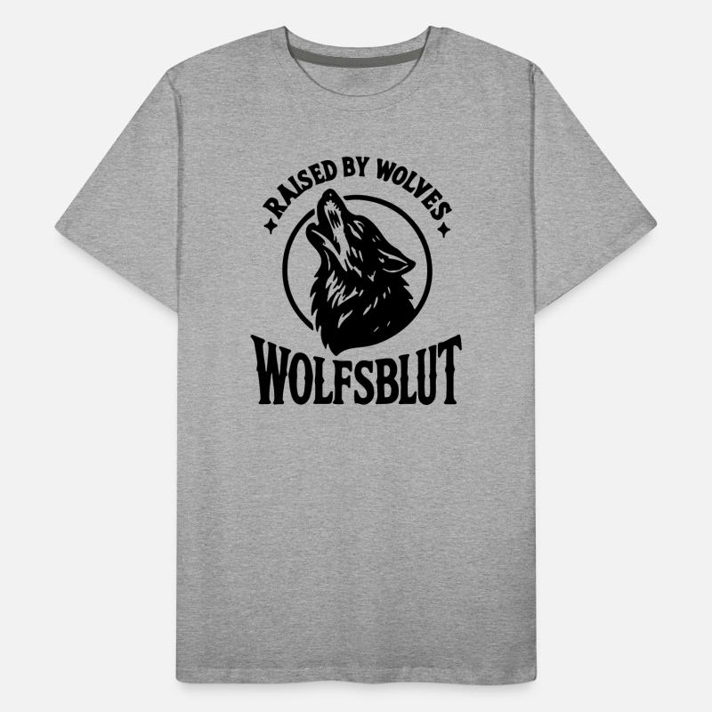 Wolfblood Wolf Pack Wolfpack Wolves Loyal Hunting Men's Premium Organic T-Shirt
