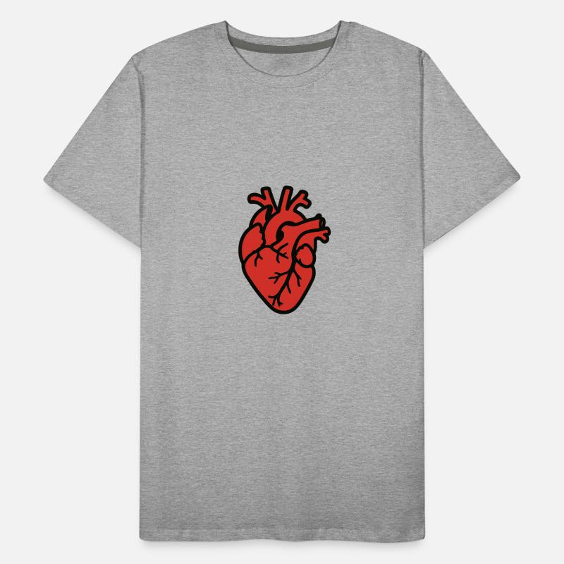 cuore_anatomico T-shirt bio Premium Homme