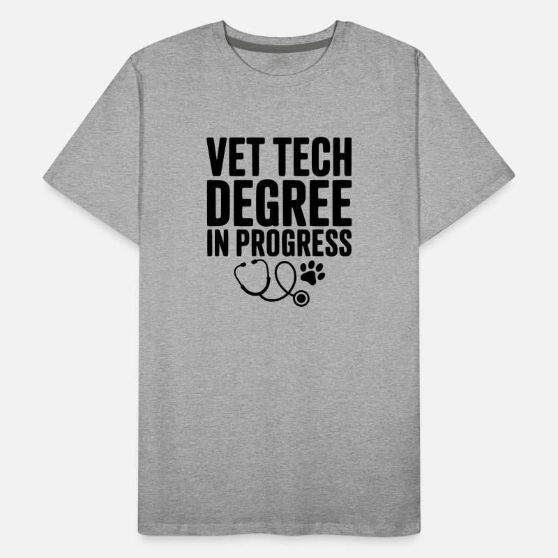 Studium der Veterinärtechnik in Arbeit Männer Premium Bio T-Shirt