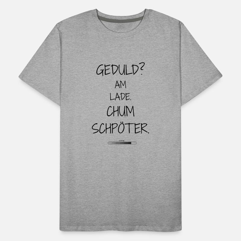 Statement-Design – Ironie trifft Alltag Männer Premium Bio T-Shirt