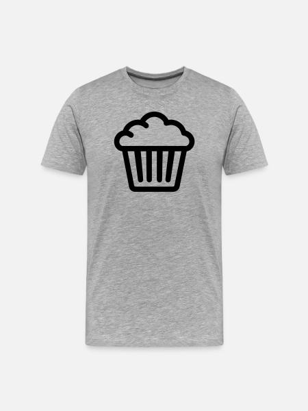muffin - T-shirt bio Premium Homme - gris chiné