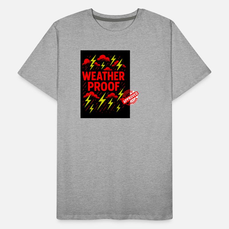 Conception graphique résistante aux intempéries T-shirt bio Premium Homme