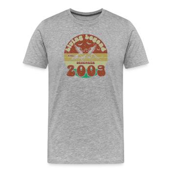 16. Geburtstag Living Legend since VIN 12/2009 - Men's Premium Organic T-Shirt - heather grey - Front - Damien (186cm)