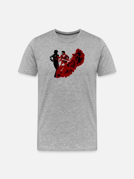 flamenco - T-shirt bio Premium Homme - gris chiné