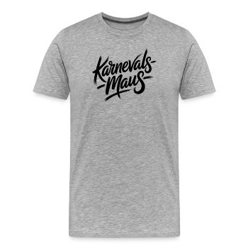 Carnival Mouse Cologne Carnival Mouse - Men's Premium Organic T-Shirt - heather grey - Front - Damien (186cm)