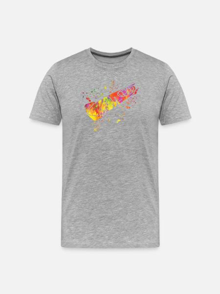 Bob Team Anschieber Bob - Männer Premium Bio T-Shirt - Grau meliert