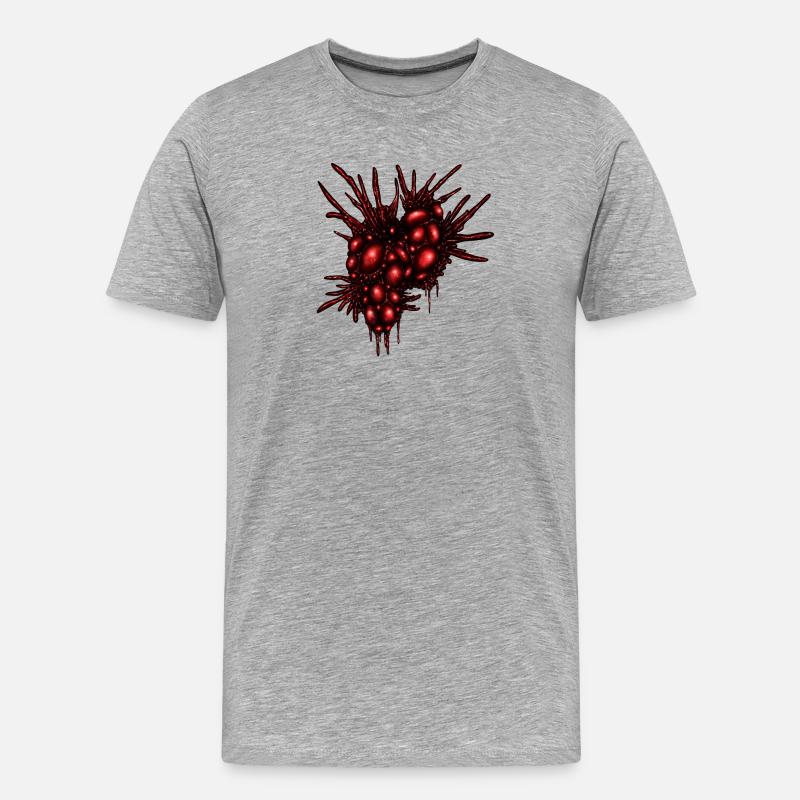 Biomasse - Männer Premium Bio T-Shirt - Grau meliert