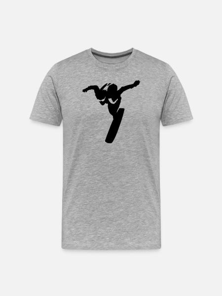 Skysurfing - Men's Premium Organic T-Shirt - heather grey