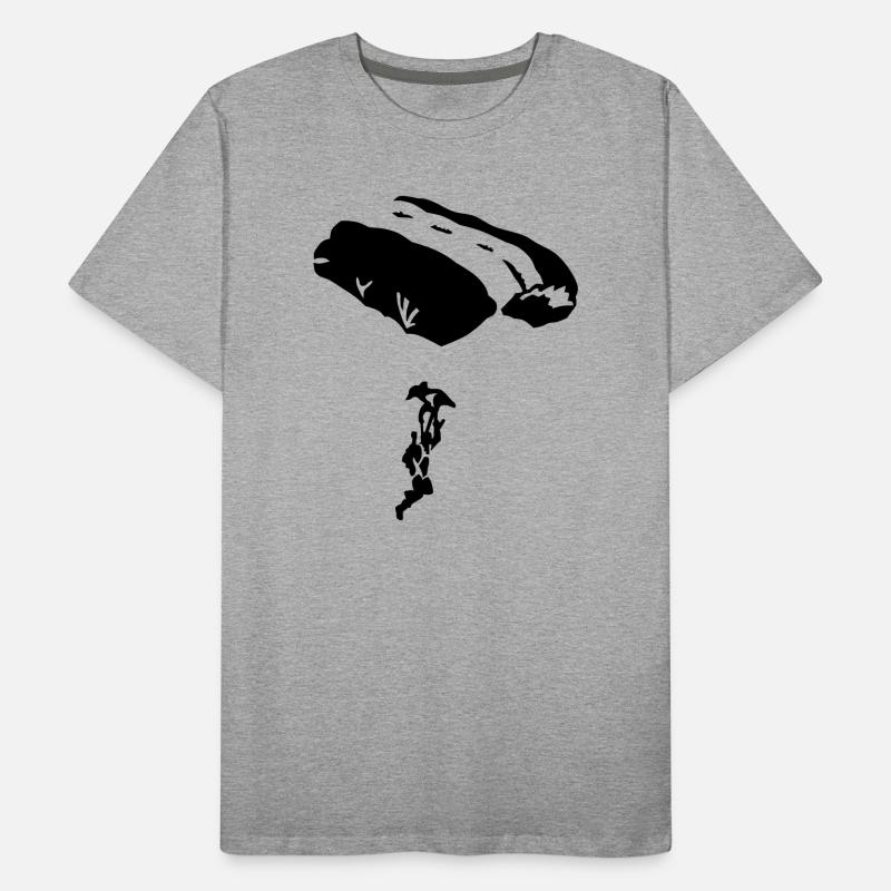 Fallschirm Männer Premium Bio T-Shirt