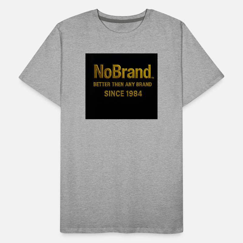 NoBrand 1984 design de texte doré T-shirt bio Premium Homme