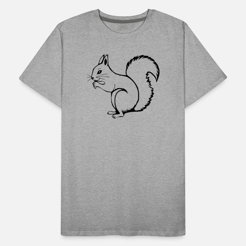 Squirrel Men's Premium Organic T-Shirt