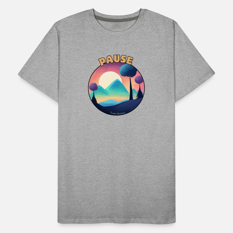Pause Sérénité Naturelle T-shirt bio Premium Homme