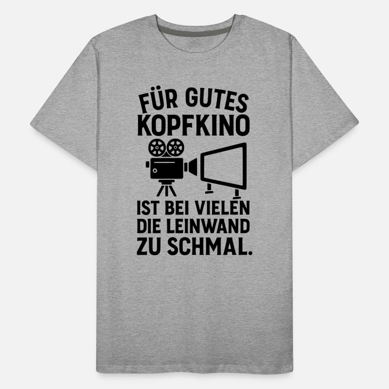 Écran de cinéma mental T-shirt bio Premium Homme