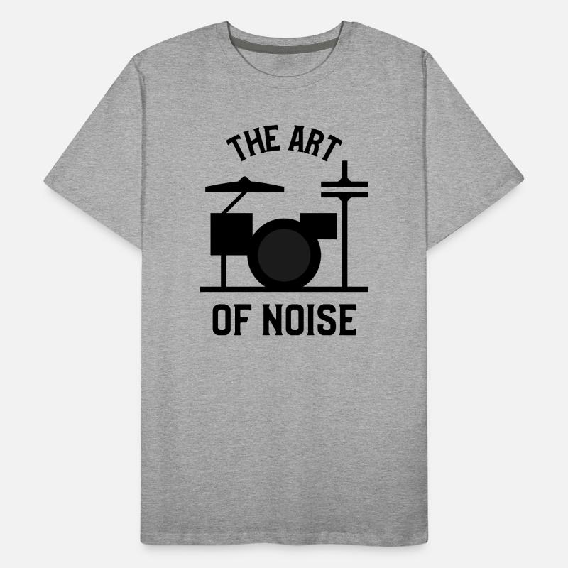 L’art du bruit – Conception de kits de batterie T-shirt bio Premium Homme