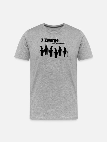 Maerchensteuer - Männer Premium Bio T-Shirt - Grau meliert