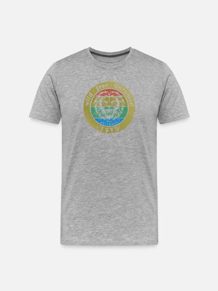 Wild, free & untamed since 12/1970 - Men's Premium Organic T-Shirt - heather grey
