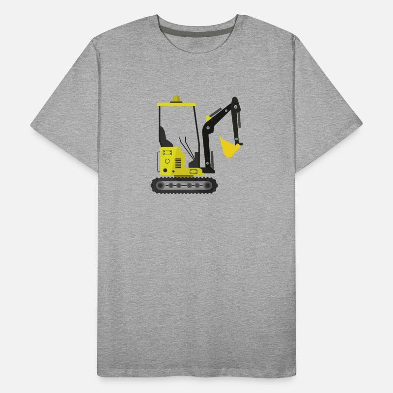 Bagger Männer Premium Bio T-Shirt