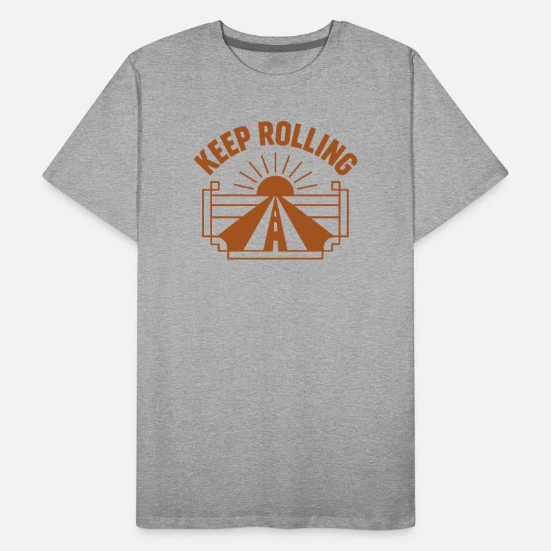 Continuez à rouler T-shirt bio Premium Homme