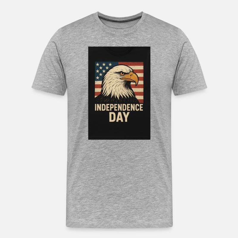 5238F232-5A1D-4004-B7B7-942E4CB1A05F - Männer Premium Bio T-Shirt - Grau meliert