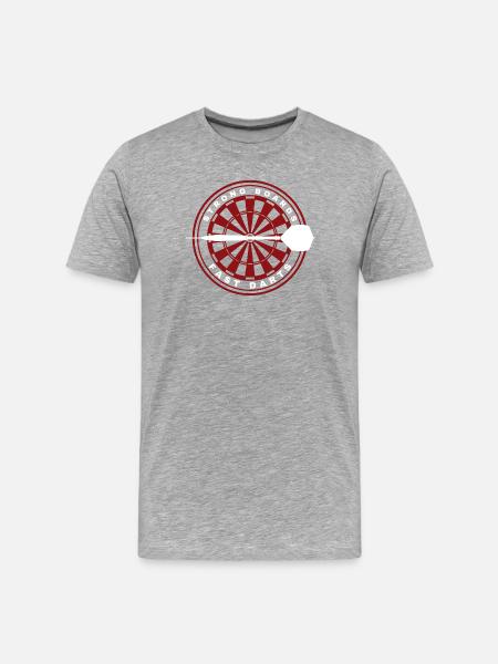FLÉCHETTES, PLANCHES SOLIDES ET FLÉCHETTES RAPIDES - T-shirt bio Premium Homme - gris chiné