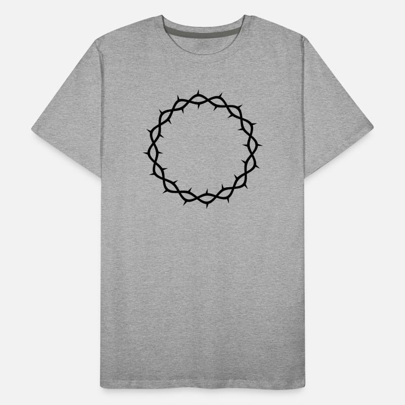 Dornenkrone Männer Premium Bio T-Shirt