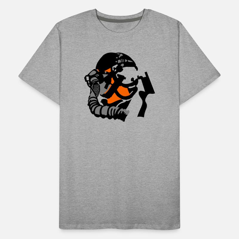 Jet Pilot Männer Premium Bio T-Shirt