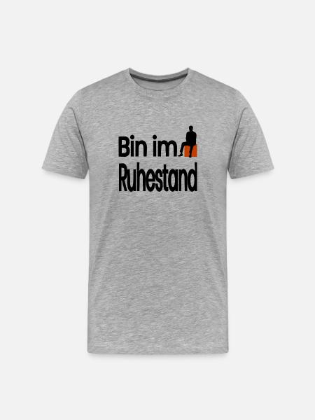 Retirement - Men's Premium Organic T-Shirt - heather grey