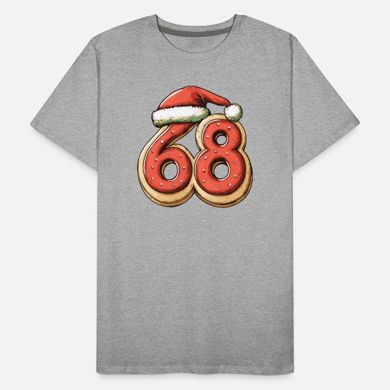 68 Numéro Biscuit Noël T-shirt bio Premium Homme