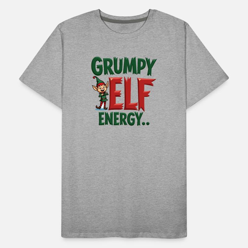 Grumpy Elf Energy Grumpy Imp Men's Premium Organic T-Shirt