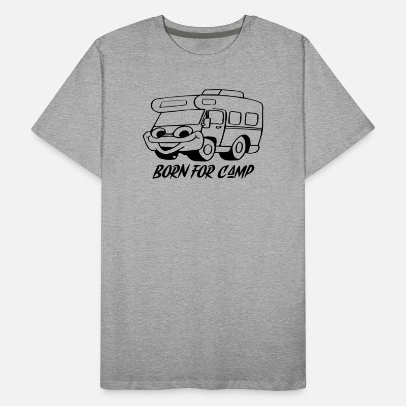 Né pour le camp T-shirt bio Premium Homme