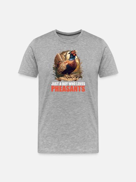 Faisans Faisan - T-shirt bio Premium Homme - gris chiné