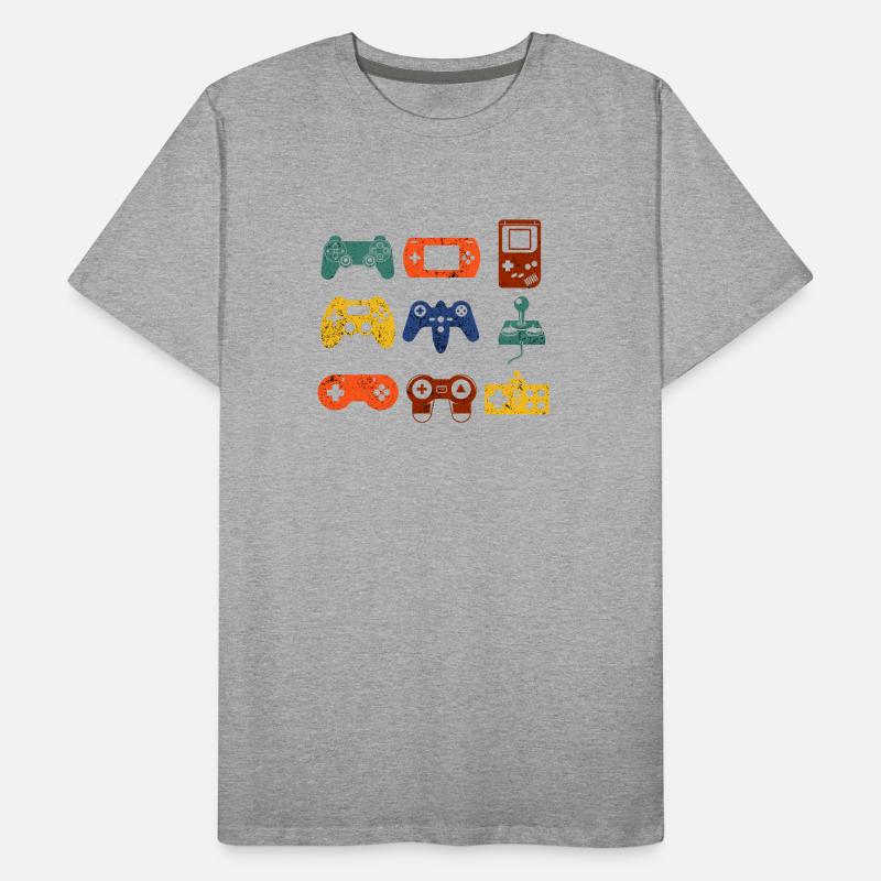 Retro Game Console Men's Premium Organic T-Shirt
