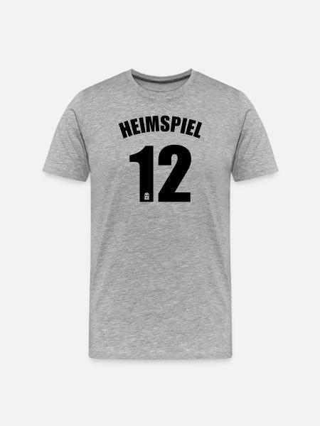Home game - Men's Premium Organic T-Shirt - heather grey