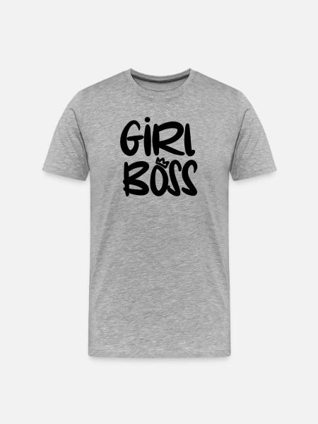 Patronne - T-shirt bio Premium Homme - gris chiné