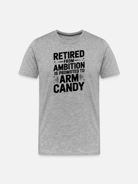 Funny Sayings Funny Sayings Funny Gift - Men's Premium Organic T-Shirt - heather grey