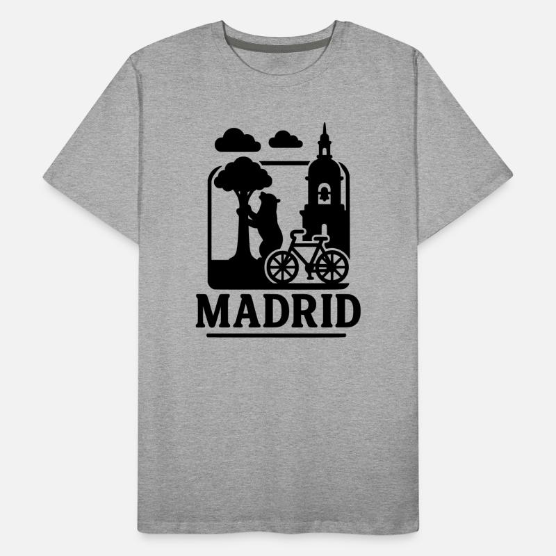 Monuments de Madrid T-shirt bio Premium Homme