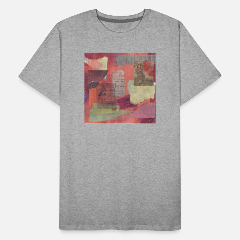 Abstract collage Men's Premium Organic T-Shirt