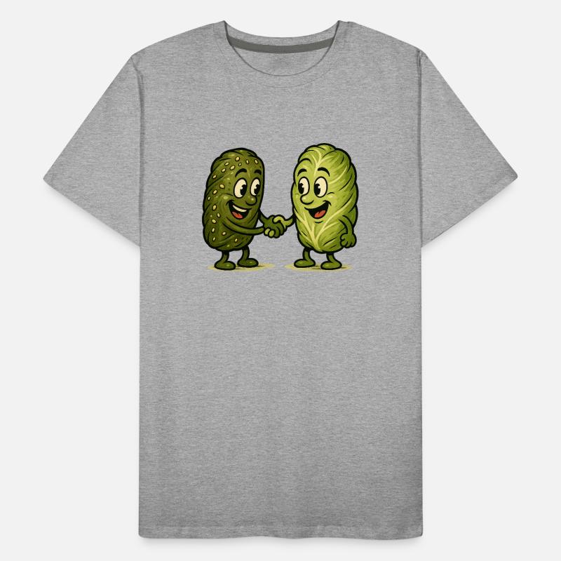 Poignée de main entre Dolma et Golubzi T-shirt bio Premium Homme
