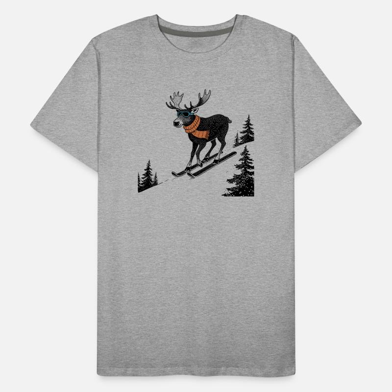 Pentes Moose T-shirt bio Premium Homme