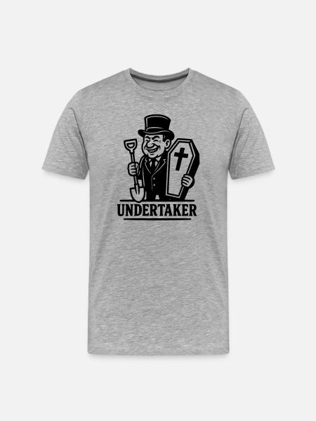 Undertaker Undertaker - Men's Premium Organic T-Shirt - heather grey