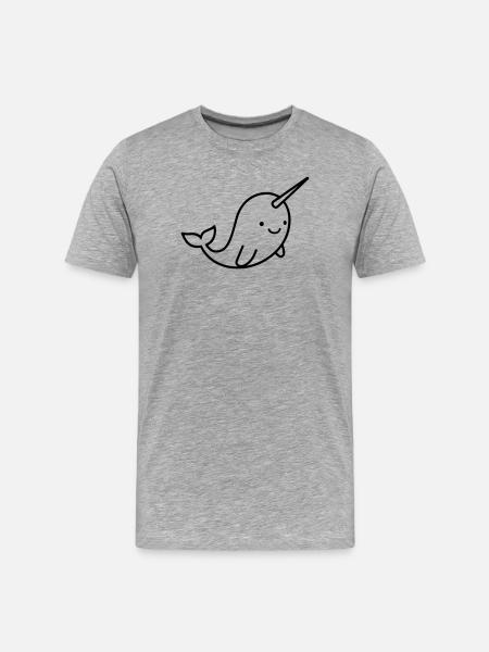 Narval - T-shirt bio Premium Homme - gris chiné